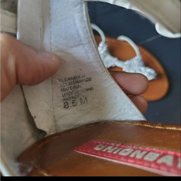 Unionbay White Gladiator Sandals - Picture 6 of 8